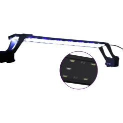 New FinePRICE Akvaarion LED-valo kiinnittimillä 55-70 cm valkoinen