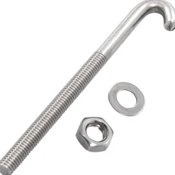Online FinePRICE Ankkuroitu J-pultti mutteri ja aluslevy M8x120mm 25kpl