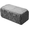 New Lakka Rakennustuotteet Antiikkimuurikivi Lakka lohko 360x180x150 mm musta