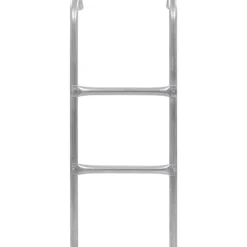 Outlet FinePRICE 2-askelmaiset trampoliinin tikkaat, teräs, hopea, 82,5 cm
