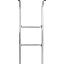 Outlet FinePRICE 2-askelmaiset trampoliinin tikkaat, teräs, hopea, 82,5 cm