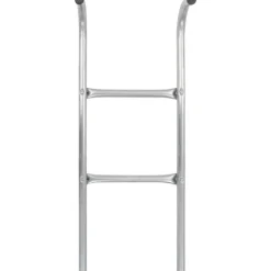 Outlet FinePRICE 2-askelmaiset trampoliinin tikkaat, teräs, hopea, 102,6 cm