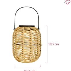 New Paulmann Aurinkokennolyhty Pauleen Sunshine Treasure, IP44, 3000K, rottinki
