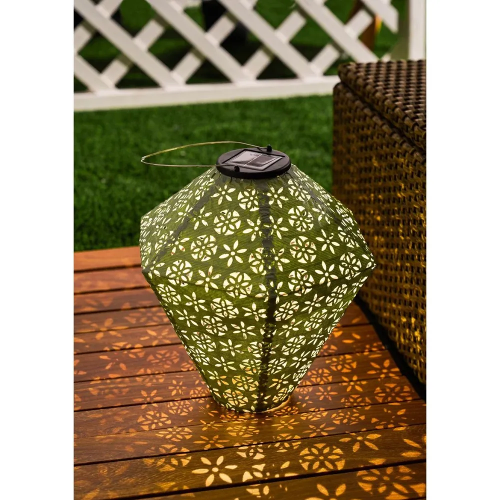 Clearance Paulmann Aurinkokennolyhty Pauleen Sunshine Flower, IP44, 3500K, vaaleanvihreä