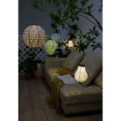 Clearance Paulmann Aurinkokennolyhty Pauleen Sunshine Flower, IP44, 3500K, vaaleanvihreä