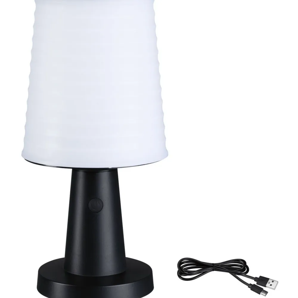 Online Paulmann Aurinkokennopöytävalaisin Ilanga 30cm IP44 2700K 125lm USB antrasiitti
