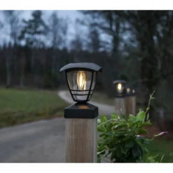 Star Trading Aurinkokennovalaisin Felix Ø14cm musta