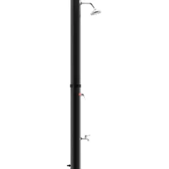 New FinePRICE Aurinkolämmitteinen ulkosuihku, suihkupää ja hana 35 l