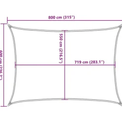 Online FinePRICE Aurinkopurje, 160 g/m² HDPE, eri värejä ja kokoja (16419)