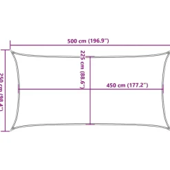 Online FinePRICE Aurinkopurje, 160 g/m² HDPE, eri värejä ja kokoja (16419)