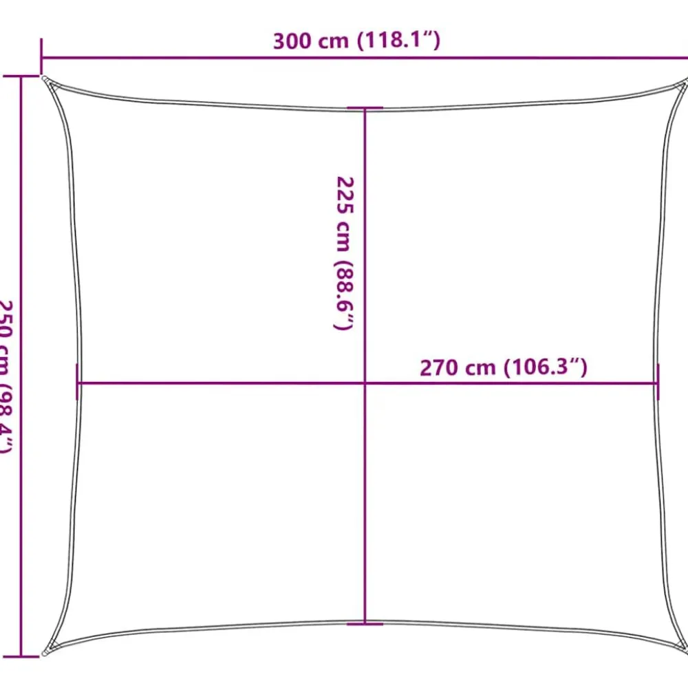 Online FinePRICE Aurinkopurje, 160 g/m² HDPE, eri värejä ja kokoja (16419)
