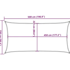 Online FinePRICE Aurinkopurje, 160 g/m² HDPE, eri värejä ja kokoja (16419)