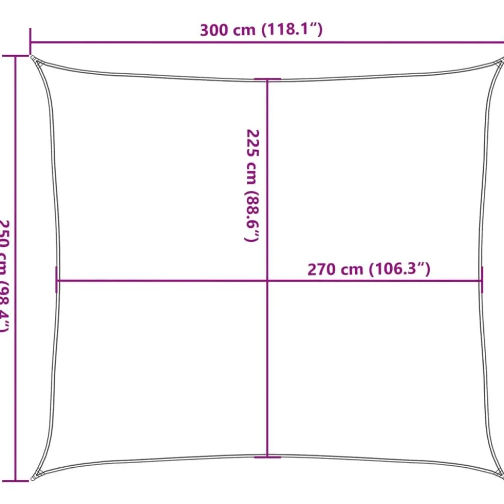 Online FinePRICE Aurinkopurje, 160 g/m² HDPE, eri värejä ja kokoja (16419)