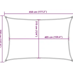 Online FinePRICE Aurinkopurje, 160 g/m² HDPE, eri värejä ja kokoja (16419)