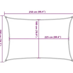 Online FinePRICE Aurinkopurje, 160 g/m² HDPE, eri värejä ja kokoja (16419)