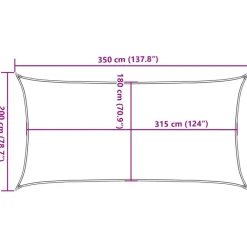 Online FinePRICE Aurinkopurje, 160 g/m² HDPE, eri värejä ja kokoja (16419)