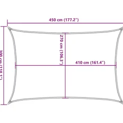 Online FinePRICE Aurinkopurje, 160 g/m² HDPE, eri värejä ja kokoja (16419)