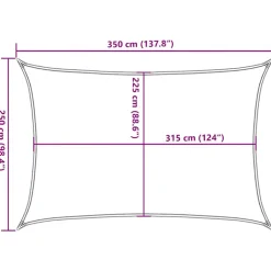 Online FinePRICE Aurinkopurje, 160 g/m² HDPE, eri värejä ja kokoja (16419)