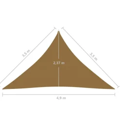 Clearance FinePRICE Aurinkopurje 160 g/m² 3x3x3 m HDPE valkoinen