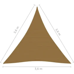 Clearance FinePRICE Aurinkopurje 160 g/m² 3x3x3 m HDPE valkoinen