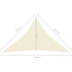 Clearance FinePRICE Aurinkopurje 160 g/m² 3x3x3 m HDPE valkoinen