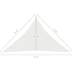 Clearance FinePRICE Aurinkopurje 160 g/m² 3x3x3 m HDPE valkoinen