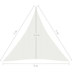 Clearance FinePRICE Aurinkopurje 160 g/m² 3x3x3 m HDPE valkoinen