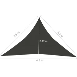 Clearance FinePRICE Aurinkopurje 160 g/m² 3x3x3 m HDPE valkoinen