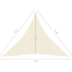 Clearance FinePRICE Aurinkopurje 160 g/m² 3x3x3 m HDPE valkoinen