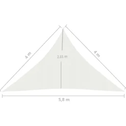 Clearance FinePRICE Aurinkopurje 160 g/m² 3x3x3 m HDPE valkoinen