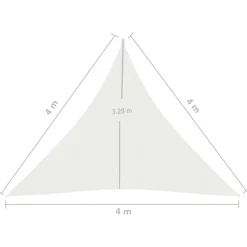Clearance FinePRICE Aurinkopurje 160 g/m² 3x3x3 m HDPE valkoinen