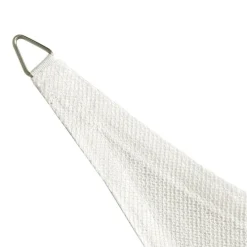 Outlet FinePRICE Aurinkopurje HDPE neliönmuotoinen 2x2 m valkoinen