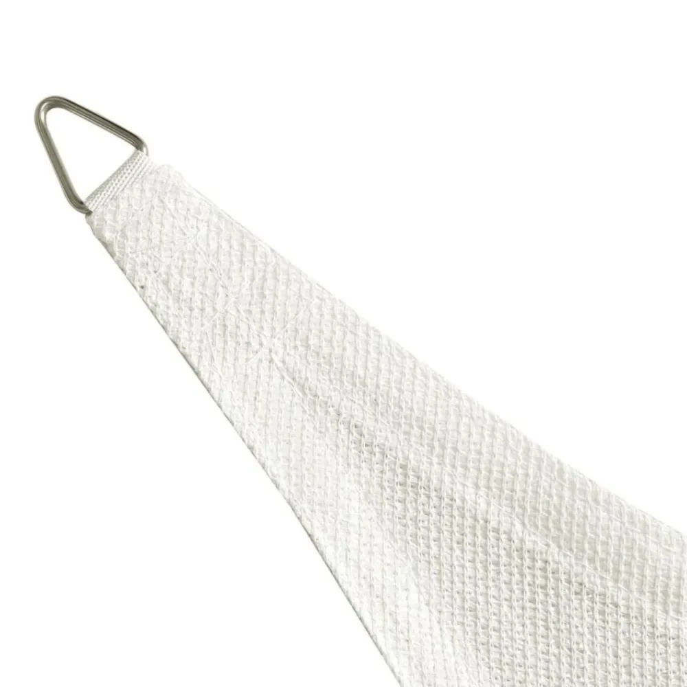 Outlet FinePRICE Aurinkopurje HDPE neliönmuotoinen 2x2 m valkoinen