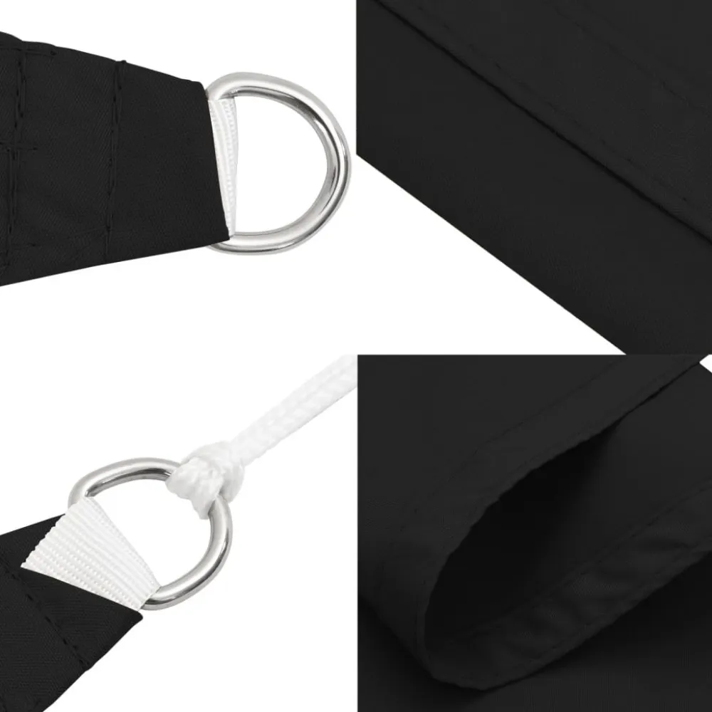 Hot FinePRICE Aurinkopurje Oxford-kangas suorakaide 5x6 m musta (35769)