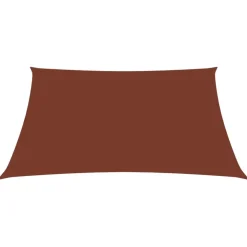 Best FinePRICE Aurinkopurje Oxford kangas suorakaide 6x7m terrakotta