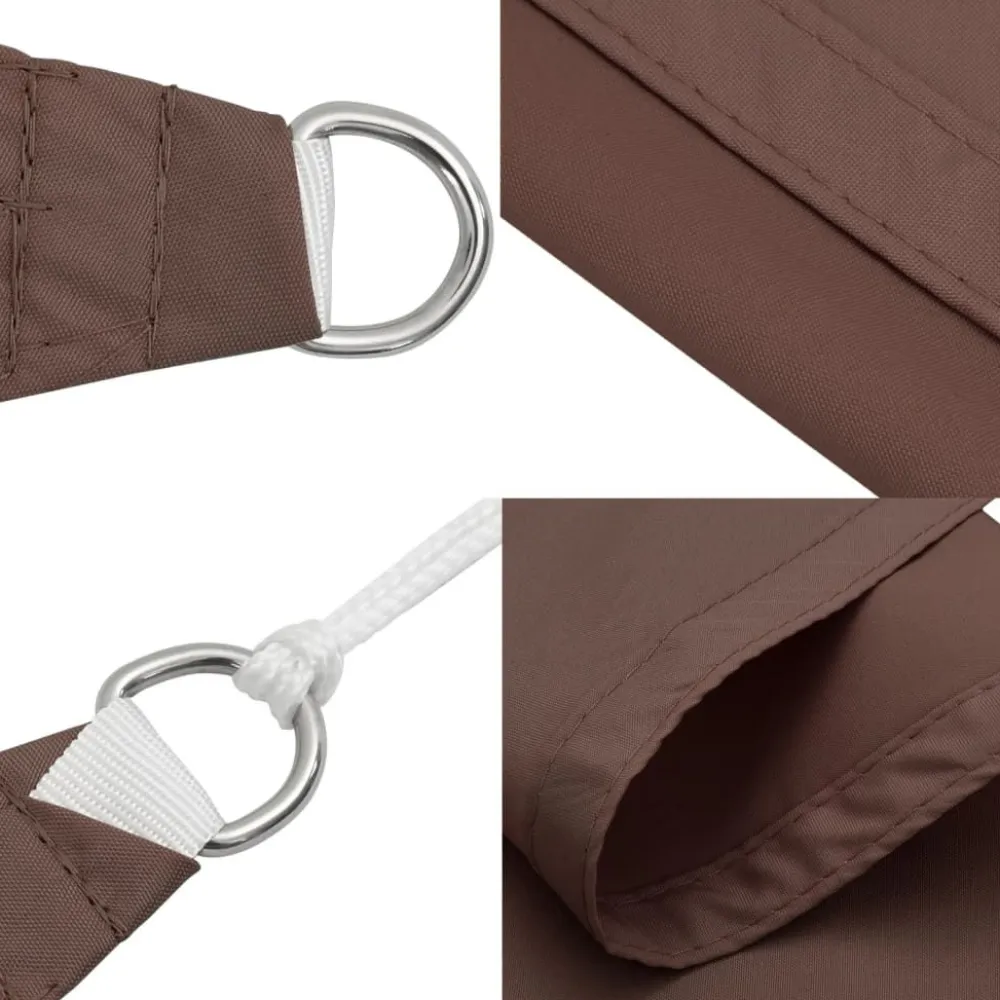 Hot FinePRICE Aurinkopurje Oxford-kangas suorakaide 2,5x3 m ruskea (35810)