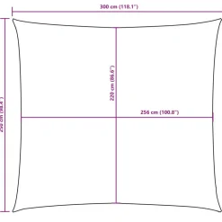 Hot FinePRICE Aurinkopurje Oxford-kangas suorakaide 2,5x3 m ruskea (35810)