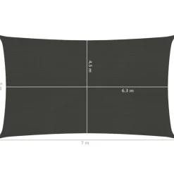 Discount FinePRICE Aurinkopurje suorakulma, HDPE, 160g/m², eri kokoja ja värejä