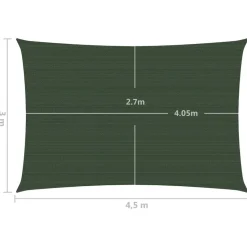 Discount FinePRICE Aurinkopurje suorakulma, HDPE, 160g/m², eri kokoja ja värejä