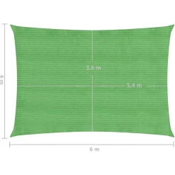 Discount FinePRICE Aurinkopurje suorakulma, HDPE, 160g/m², eri kokoja ja värejä