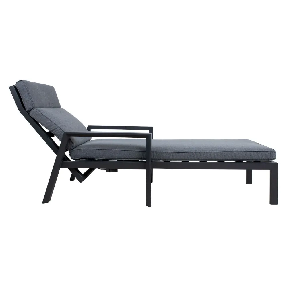 Hot Home4you Aurinkotuoli Casper harmaa