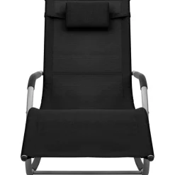 Sale FinePRICE Aurinkotuoli textilene kerma/harmaa