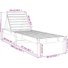 Discount FinePRICE Aurinkotuolit 2 kpl musta 199,5x60x74 cm, mänty