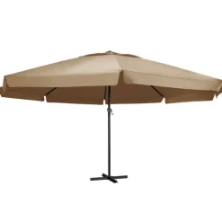 New FinePRICE Aurinkovarjo alumiinitanko 500 cm antrasiitti