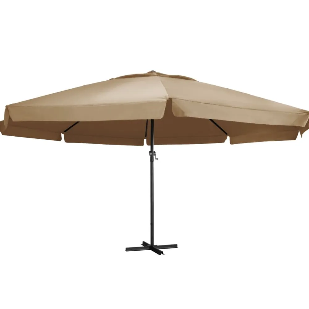 New FinePRICE Aurinkovarjo alumiinitanko 500 cm antrasiitti