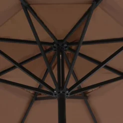 New FinePRICE Aurinkovarjo alumiinitanko 500 cm antrasiitti