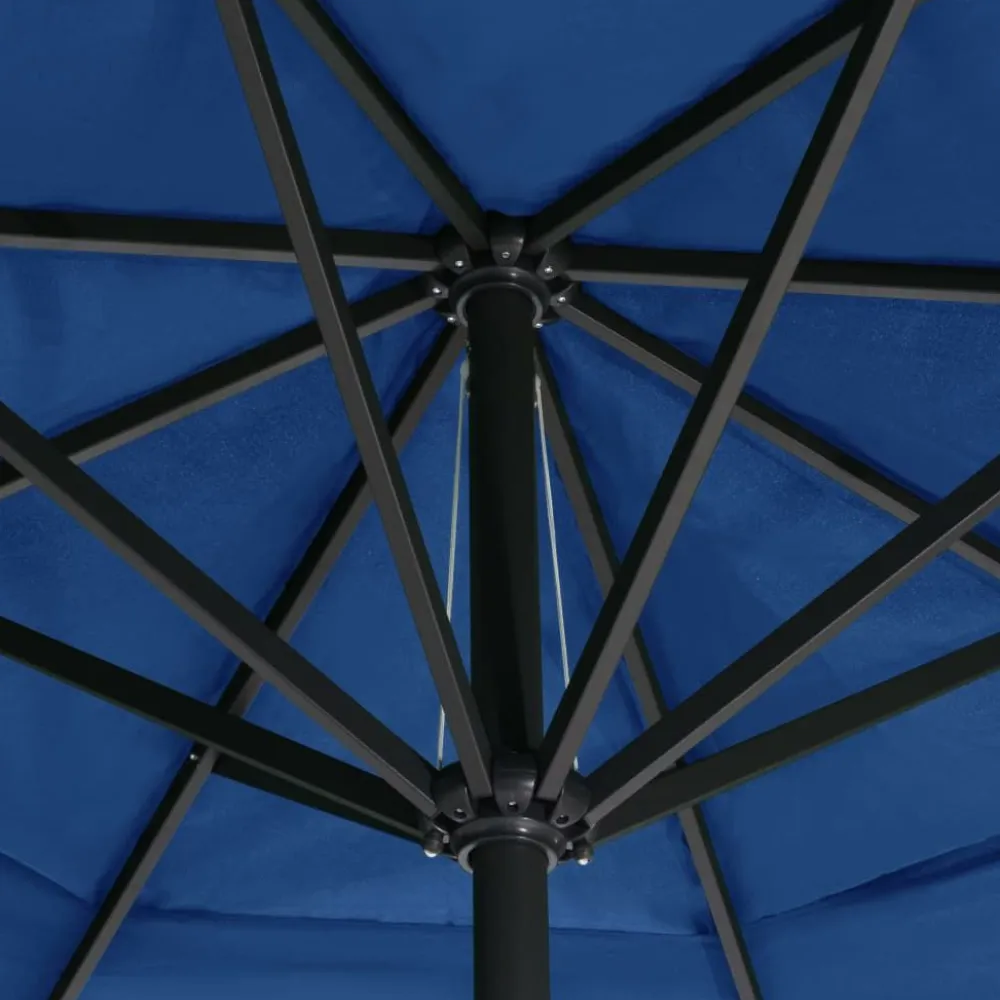 New FinePRICE Aurinkovarjo alumiinitanko 500 cm antrasiitti