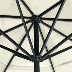 New FinePRICE Aurinkovarjo alumiinitanko 500 cm antrasiitti
