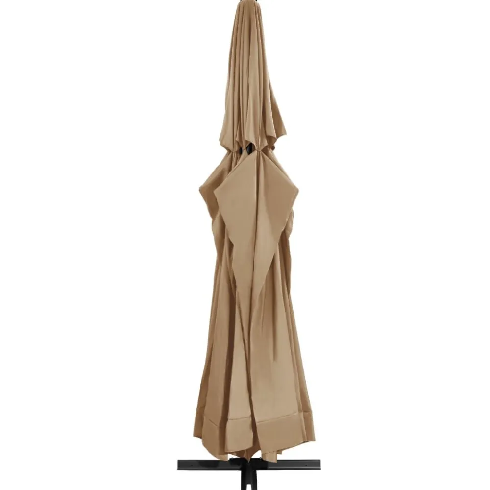 New FinePRICE Aurinkovarjo alumiinitanko 500 cm antrasiitti