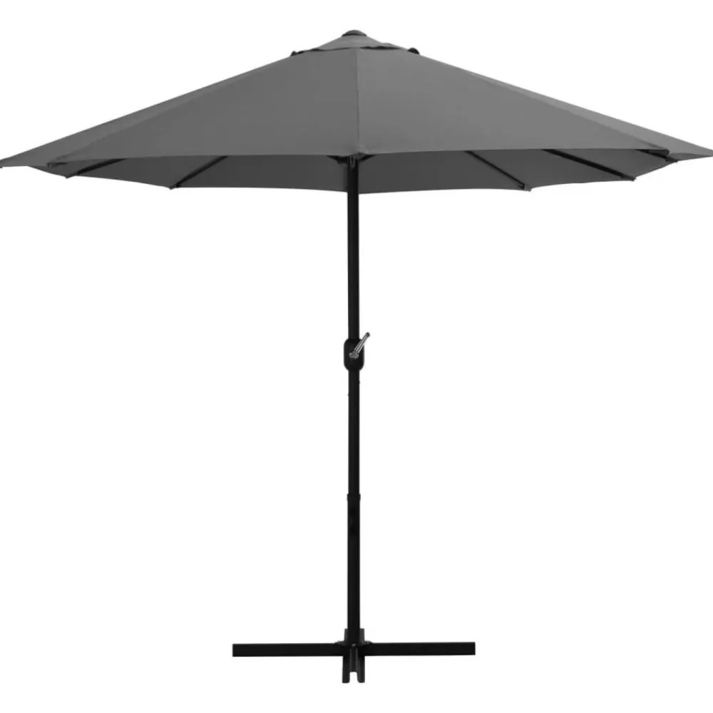 Clearance FinePRICE Aurinkovarjo alumiinitanko 460x270 cm antrasiitti